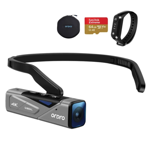 Ordro EP7 Digital Camera Head Wearable Vlog Camcorder 4K 60FPS with RC  YouTube Videos