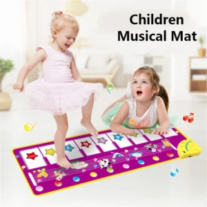 Piano Mat for Kids Children Fitness Keyboard Play Music Carpet Toddlers Music Instrument Toys Educational Toys Gift for Girl Boy - Image 3
