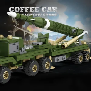 NEW Military Truck Building Blocks  Army Missile  MOC Bricks 3D Model Kit Puzzle - Image 2
