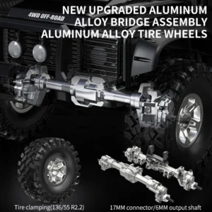 MJX 1:8 Westward H8H+ Brushless 3S Off-Road  Differential Lock High-End Simulation RC Climbing Model Car - Image 4