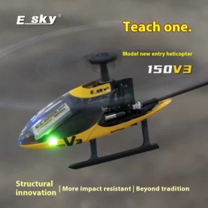 BNP ESKY 150V3 Beginner-Friendly RC Helicopter - Stable Flight 6-Axis Gyro Altitude Hold Aileron-Free Design - Image 3