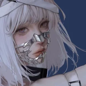 Exaggerate Cyberpunk Luxury Women Mask Fashion Metal Chain Nose Face Ornament Trendy Jewelry Masquerade - Image 4