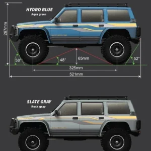 New 2025 YK4107 1/10 RC RC Electric Four-Wheel Drive Dual Speed Differential Lock Climbing  Off-Road - Image 6