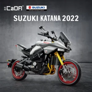 1104Pcs Suzuki KATANA Technical Motorcycle Moto Car Model Building Blocks Racing Motobike  Bricks - Image 2