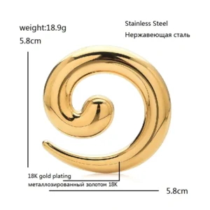 Wuli&baby Stainless Steel Geometric Brooches  Women 2-color Simple Style Brooch Pins - Image 3