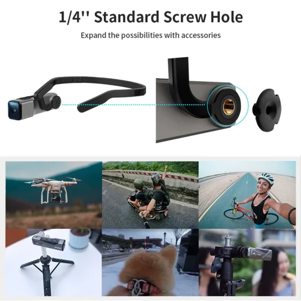 Ordro EP7 Digital Camera Head Wearable Vlog Camcorder 4K 60FPS with RC  YouTube Videos - Image 6