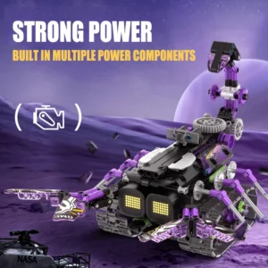 Technical Intelligent 3-in-1 Robot APP RC Bricks Building Blocks Programming       Educational Set - Image 5