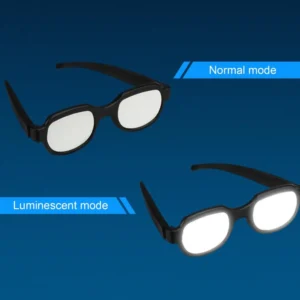 LED Glasses Anime Spoof Glasses Funny Anti-break LED Light Luminous Cosplay Eyewear Prop Party Club Glasses Christmas - Image 6