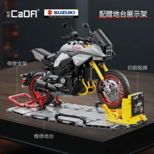 1104Pcs Suzuki KATANA Technical Motorcycle Moto Car Model Building Blocks Racing Motobike  Bricks - Image 6