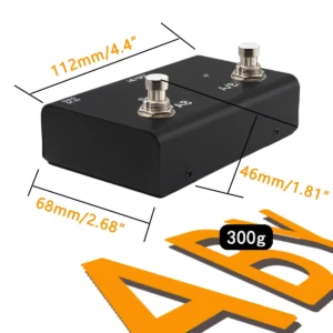 YUEYINPU ABY Channel Switch Pedal Box Line AB Selector switcher pedal True Bypass  Guitar Effect Pedal - Image 4