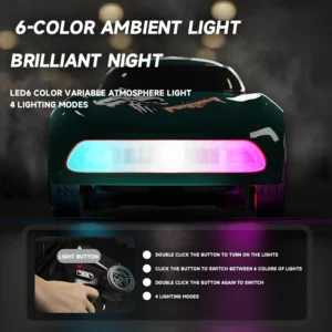 2.4G RC Simulation Mini Drift Car Palm Racing Model Desktop  1/64 Scale 4WD RC Car - Image 5