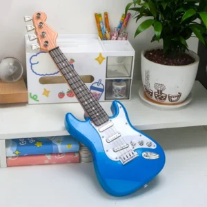 Children-size Electric Guitar Attracts Children Attention 4 String Guita Beginners' Level Guitar Puzzle And Musical Instruments - Image 2