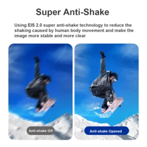 4K/30FPS Head Mounted Camera Wearable WiFi Video Camera Camcorder 120°Wide Angle Lens Anti-shake Built-in Battery APP Control - Image 4