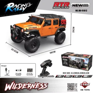 2025 New Upgrade HB-R1011 Jeep Rubicon Recon Rc Car 1:10 Full Scale Model Climbing Car High Speed Off-Road - Image 4