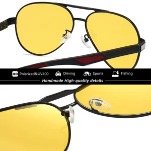 High Quality Day Night Vision Glasses For Driving Pilot Sunglasses Polarized Men Women Anti-Glare Goggles gafas de sol hombre - Image 4