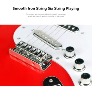 Children-size Electric Guitar Attracts Children Attention 4 String Guita Beginners' Level Guitar Puzzle And Musical Instruments - Image 5