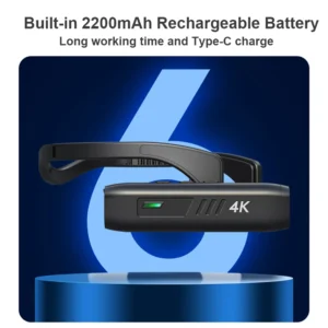 4K/30FPS Head Mounted Camera Wearable WiFi Video Camera Camcorder 120°Wide Angle Lens Anti-shake Built-in Battery APP Control - Image 6