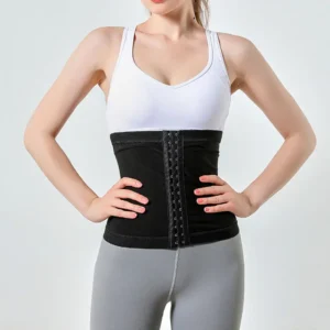 Buckle Waist Trainer Burst Sweat Corset Sauna Slimming Belt Sweat Body Burning Shaper Weight Loss Breasted Waist Training Belly - Image 3