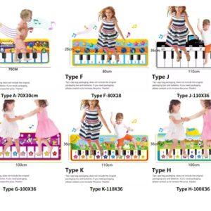 Piano Mat for Kids Children Fitness Keyboard Play Music Carpet Toddlers Music Instrument Toys Educational Toys Gift for Girl Boy - Image 7