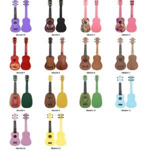 IRIN 21 Inch Ukulele 4 Strings Guitar Colourful Hawaiian Mini Guitarra Ukulele Stringed Instrument for Kids Adult Beginners - Image 7