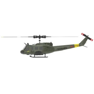 with 2 battery Rc era c032 uh-1 2.4g 6ch 6-axis gyroscope 1:48 scale huey altitude hold optical flow positioning tof altitude hold flybarless rc helicopter rtf - Image 2
