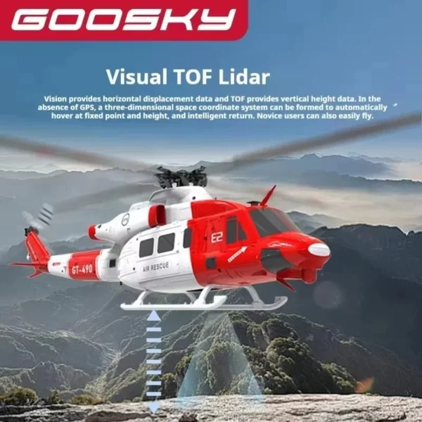 Goosky E2 1:35 Gps Intelligent Imaging Real Machine Uh-1y Helicopter - Image 3