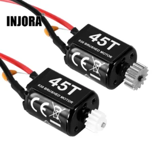 INJORA 030 Brushed Motor with Mount for Losi Micro-B Micro-T (45T)