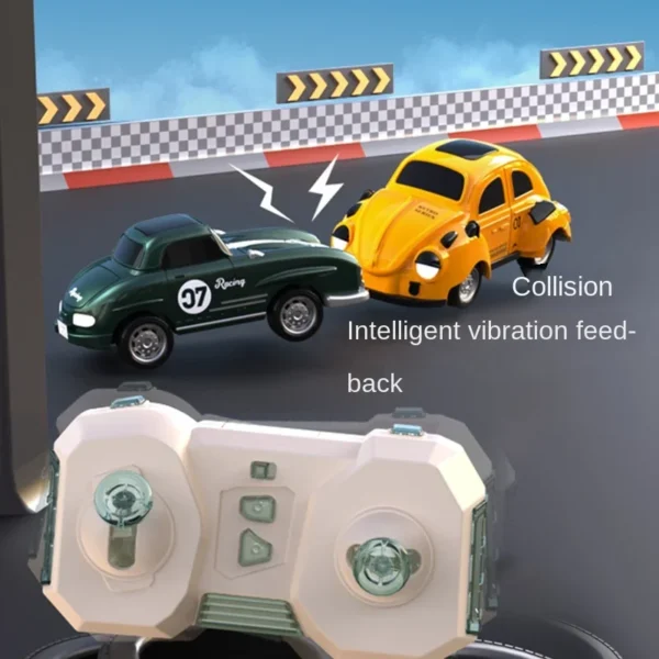 Mini Rc Car with Camera HD Wifi Fpv Pocket Racing Drift Vehicles Light Music Remote Control Car Radio Controlled Cars Toys Boys - Image 4