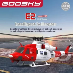 Goosky E2 1:35 Gps Intelligent Imaging Real Machine Uh-1y Helicopter