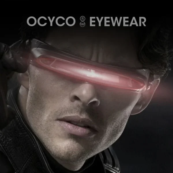 OCYCO X-Man Cosplay Cyclops Halloween Party Sunglasses Designer Special Memory Materials Polarized Travel Shield Cool UV400 - Image 2