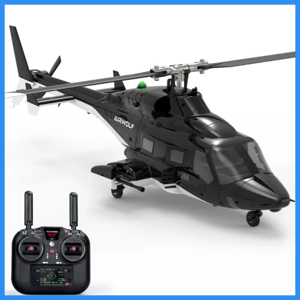 F02s Yuxiang Flying Wolf Armed Remote Control Helicopter Gps Positioning Automatic Return 1:34 Remote Control Aircraft 6-Channel - Image 4