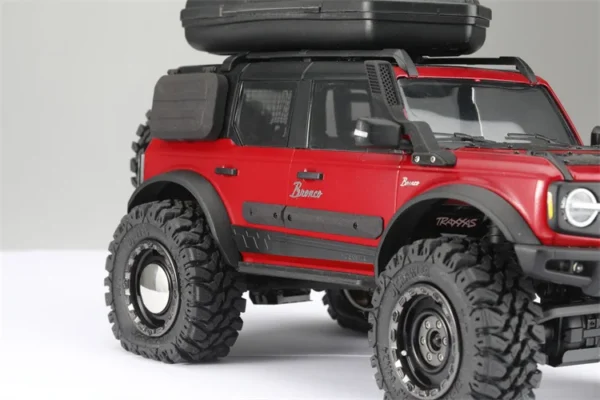 LOGO: Metal Three-dimensional Logo Stainless Steel Metal Side Sticker For 1/18 Traxxas Trx-4m Bronco Trx4m - Image 2