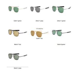 Fashion Classical Aviation Sunglasses Men AO Sun Glasses For Male American Army Military Optical Glass Lens Oculos - Image 6