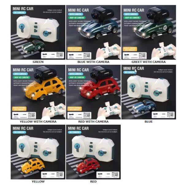 Mini Rc Car with Camera HD Wifi Fpv Pocket Racing Drift Vehicles Light Music Remote Control Car Radio Controlled Cars Toys Boys - Image 5