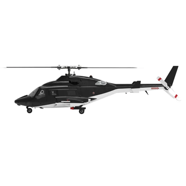 Eachine e188s airwolf 2.4g 9ch 6g gps optical flow localization lidar tof altitude hold dual brushless motor 1:34 scale flybarless rc helicopter rtf with aluminum box - Image 5