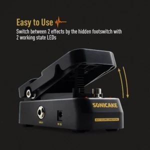 SONICAKE VolWah Active Volume Control & Wah Expression Pedal QEP-01 Guitar Parts Accessories - Image 5