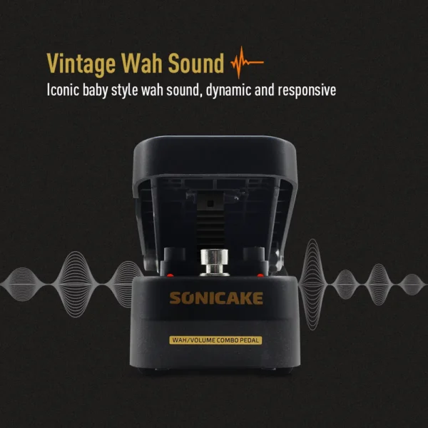 SONICAKE VolWah Active Volume Control & Wah Expression Pedal QEP-01 Guitar Parts Accessories - Image 4