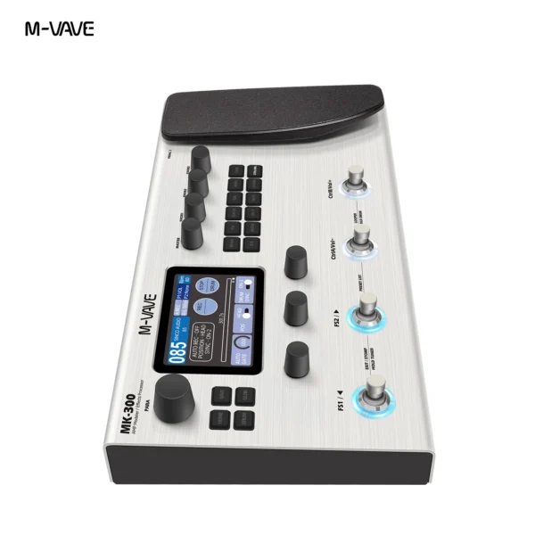M-VAVE MK300 Guitar Multi-Effect Processor | ANN Neural Modeling 120AMP/360FX | 10h Battery+300s Looper+128 Drum MIDI DAW - Image 3