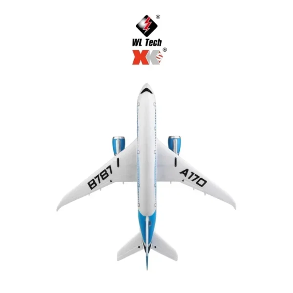 WLtoys XK A170 RC Airplane 660mm Wingspan 2.4G 4CH Remote Control Airplane 3D/6G Brushless Motor EPO Material Drone Boys Toys - Image 4