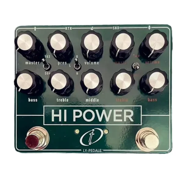 LY-ROCK HI POWER Overload Distortion Single-block Effects Pedal Colorsound Power Boost Effects Pedal