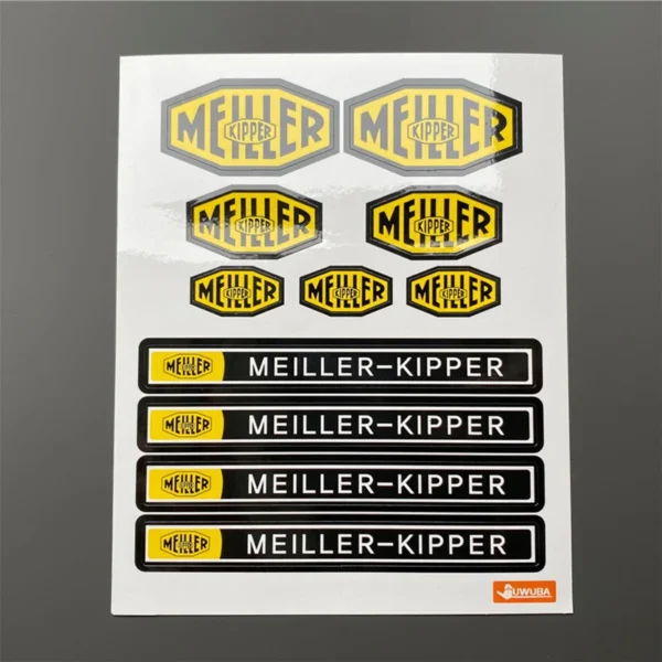 Interior Stickers Universal Center Console Trim for 1/14 Tamiya RC Truck Tipper SCANIA R620 VOLVO 750 ACTROS BENZ 3363 MAN Car - Image 5
