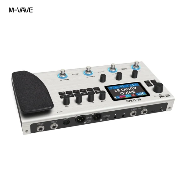 M-VAVE MK300 Guitar Multi-Effect Processor | ANN Neural Modeling 120AMP/360FX | 10h Battery+300s Looper+128 Drum MIDI DAW - Image 4