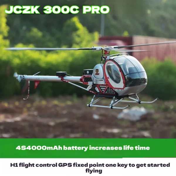 Schweizer JCZK 300C High Simulation Metal Remote Control Helicopter Toy Full Metal Construction for Collectors And RC Hobbyists