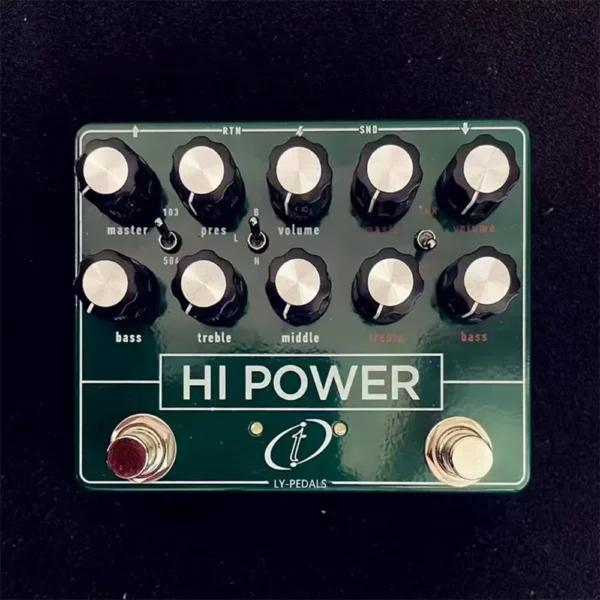 LY-ROCK HI POWER Overload Distortion Single-block Effects Pedal Colorsound Power Boost Effects Pedal - Image 2