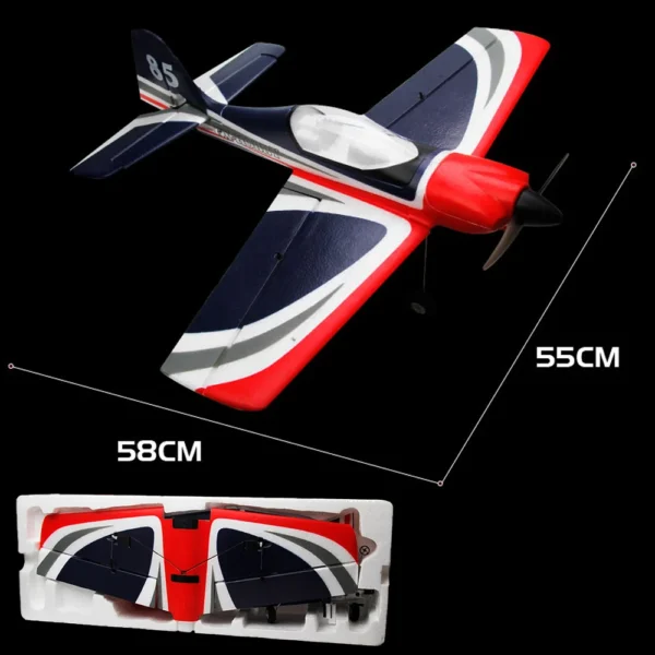 FX9706 RC Plane 580MM Fixed Wing Glider 5 CH 3D/6G Remote Control Aircraft 2.4G Brushless Motor Fighter Model Toys for Children - Image 6