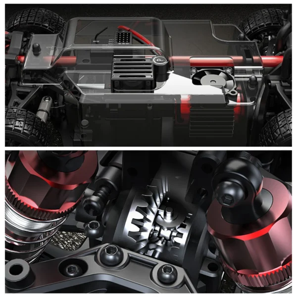 MJX HYPER GO 1/14 14304 POLO WRC Drift Car High Speed 4WD Off-road Brushless Motor Remote control Toy - Image 5
