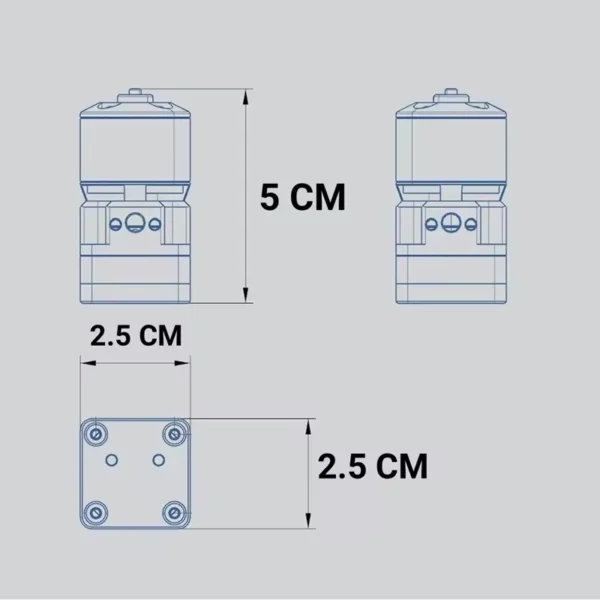 RC 1/14 Micro High Pressure Brushless Oil Pump Precision Excavator Toy Accessories For Tamiya 1/14 Rc Truck Tipper Dumper Parts - Image 4