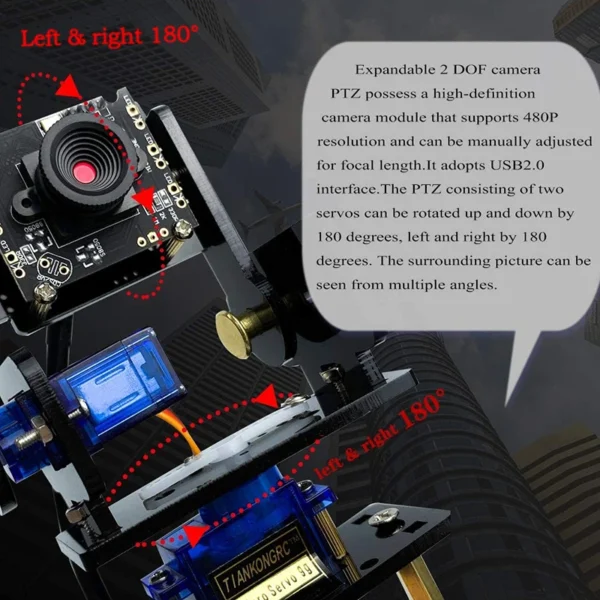 With-Pi-4B-8G : Yahboom AI Vision G1Tank Raspberry Pi Car Kit Open Source Robot with WiFi Video Camera for RPi 4B 3B+for Educational Programming - Image 5