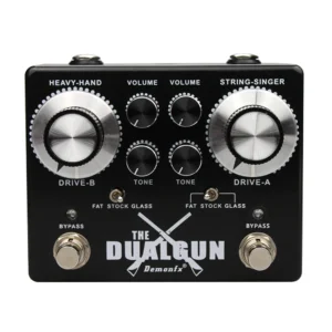 [THE DUALGUN] NEW Demonfx High quality The DUALGUN Guitar Effect Pedal Overdriver Distortion Boost With True Bypass