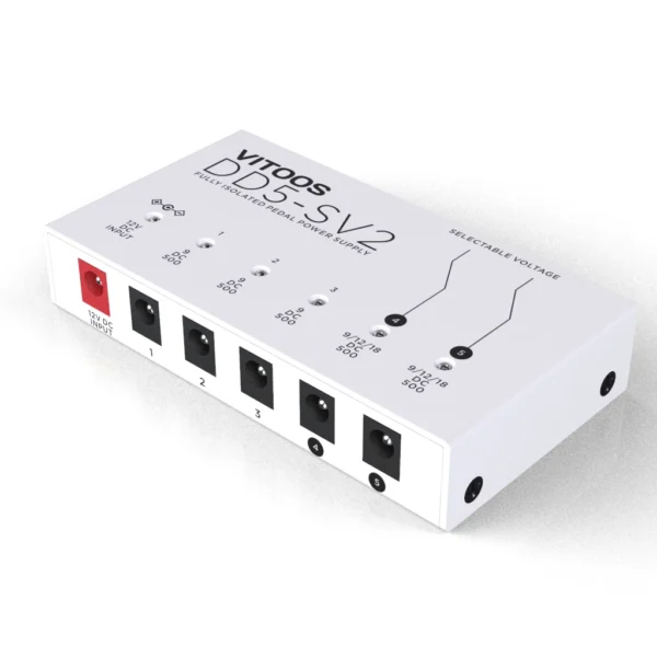 VITOOS DD5-SV2 effect pedal power supply fully isolated Filter ripple Noise reduction High Power Digital effector - Image 3